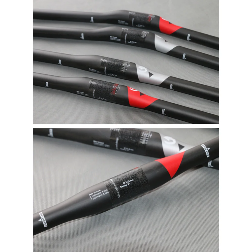 Mountain Biking Competition - Dual-Material-Wettkampf-MTB-Lenker-Set aus Carbon 9 ° Riser