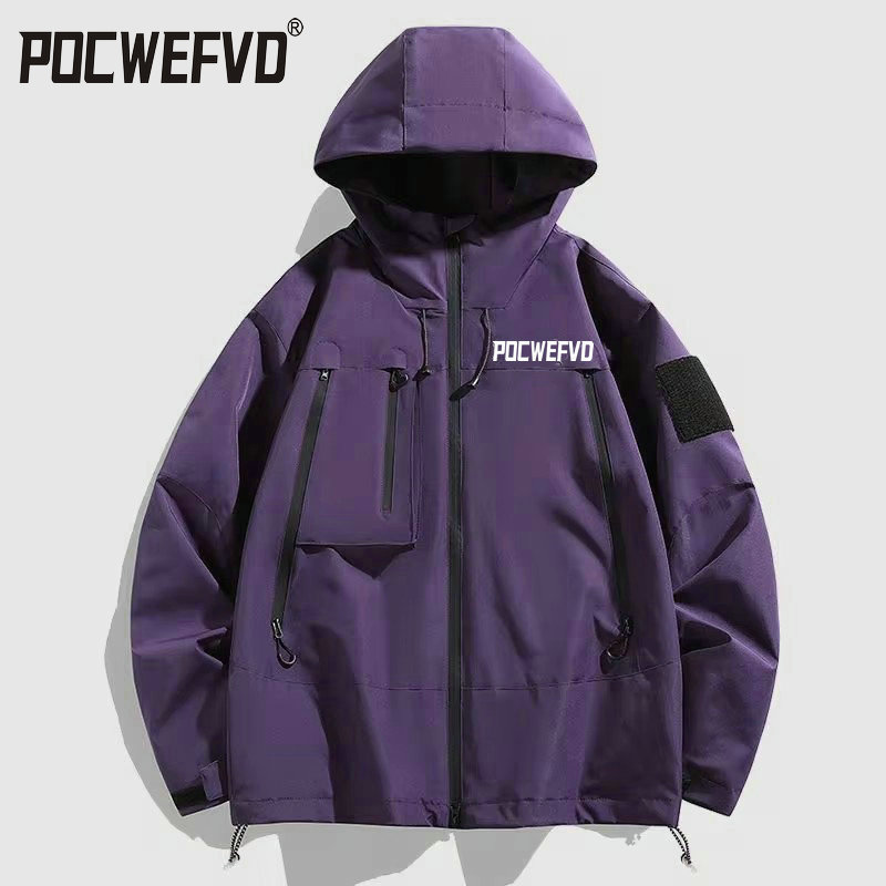 Mountain Biking Rain Jacket - POCWEFVD Fahrrad-Windjacke 2026 Bestseller Wasserdichte Outdoor-Freizeitjacke