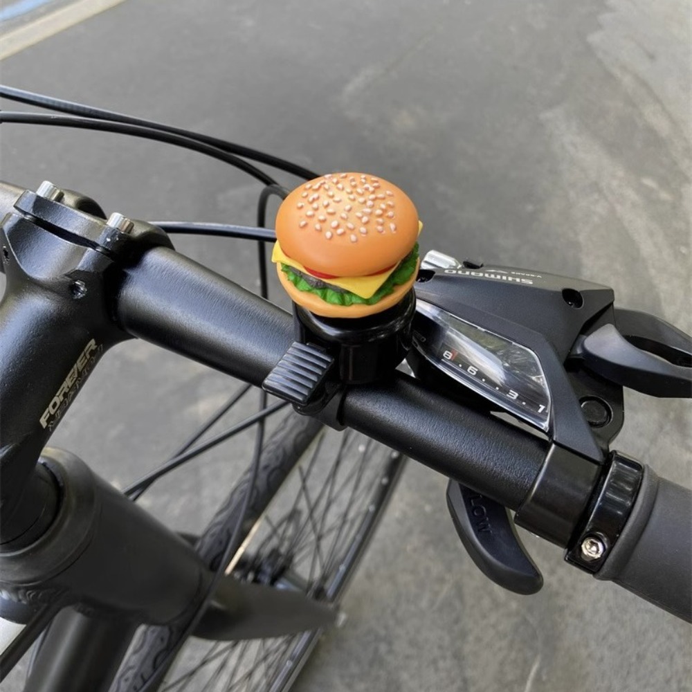 Mountain Biking In French - Hamburg Cartoon Fahrradklingel Pommes Frites Laute