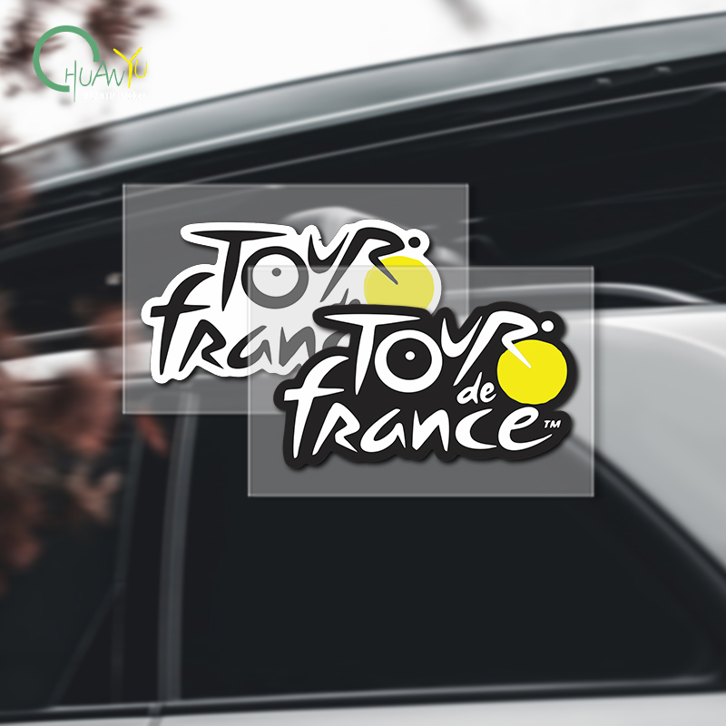 Mountain Biking Quotes - Tour de France Logo-Aufkleber für Rennräder