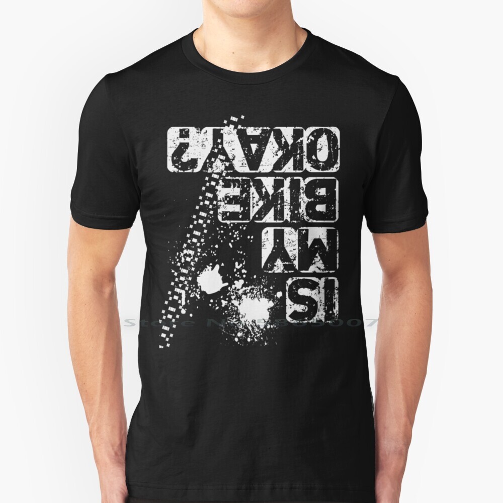 Mountain Biking Shirts - Ist mein Fahrrad ok? -Weißes Design