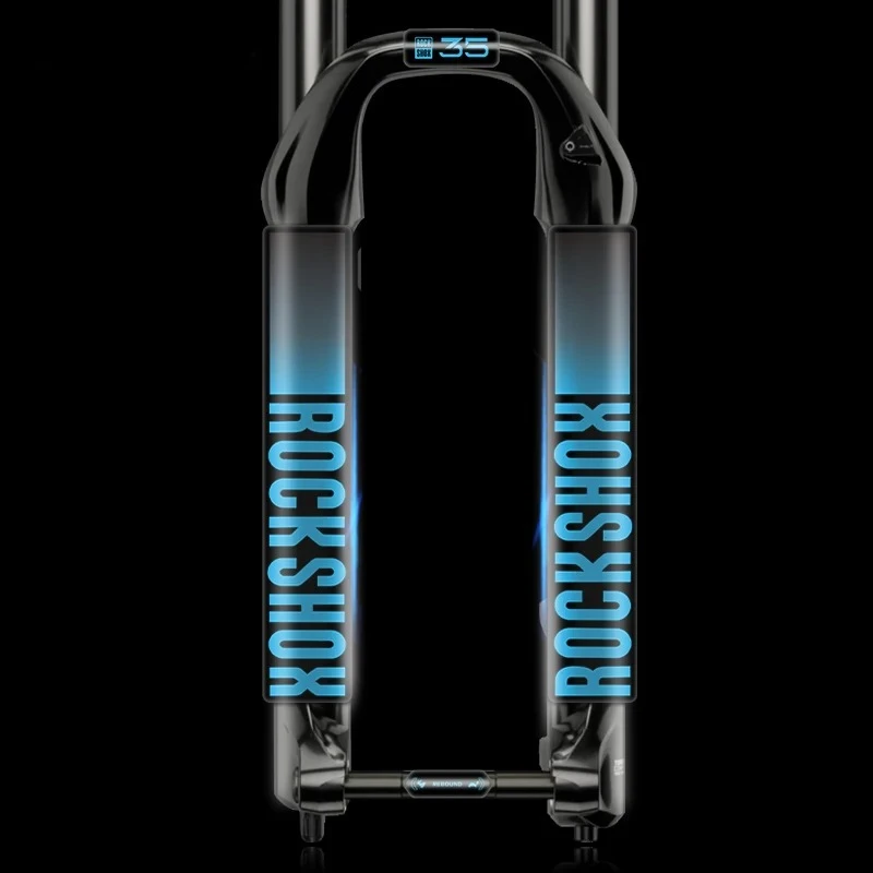 Mountain Biking Quotes - Rockshox XC35 Mountainbike-Gabelaufkleber – Vorderradaufhängungsaufkleber für