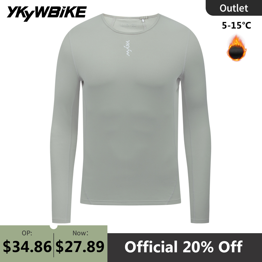 Mountain Biking Shirts - YKYWBIKE Männer Radfahren Basis Schicht Winter