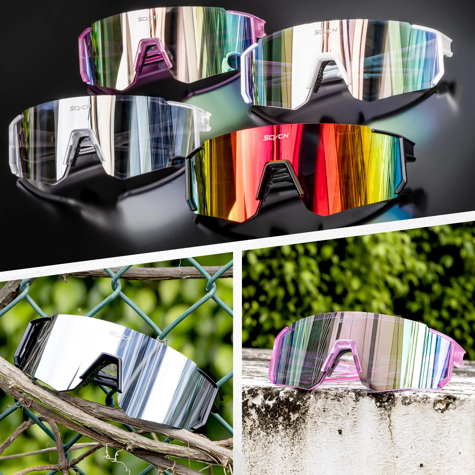 SCVCN Neue Photochrome Radspor – Mountain Biking Glasses Bewertung und Preis