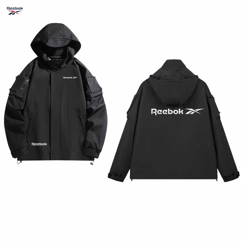 Reebok Logo-Kapuzenjacke mit R – Mountain Biking Rain Jacket Bewertung und Preis