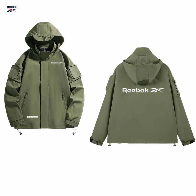 Reebok Logo-Kapuzenjacke mit R – Mountain Biking Rain Jacket Bewertung und Preis