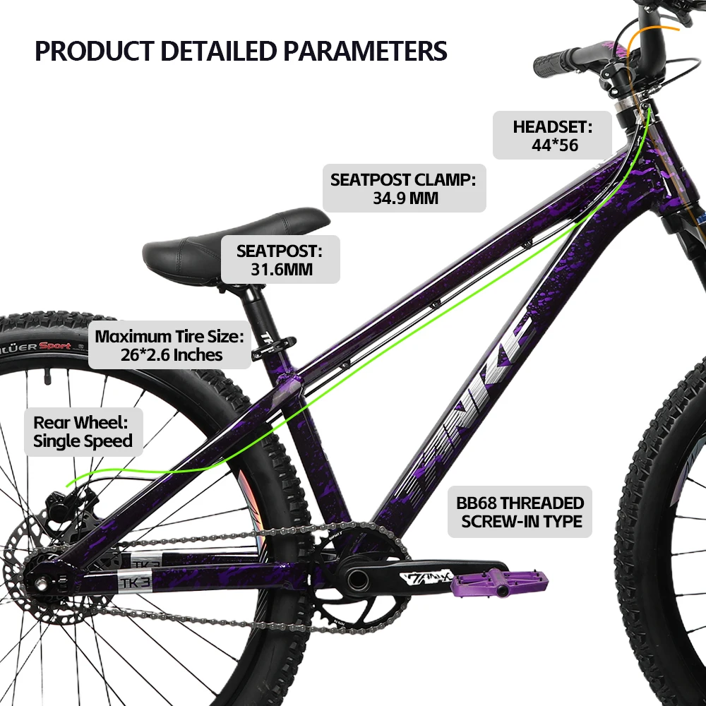 26 Zoll Dirt Jump Rahmen Ultra – Mountain Biking Jumps Bewertung und Preis