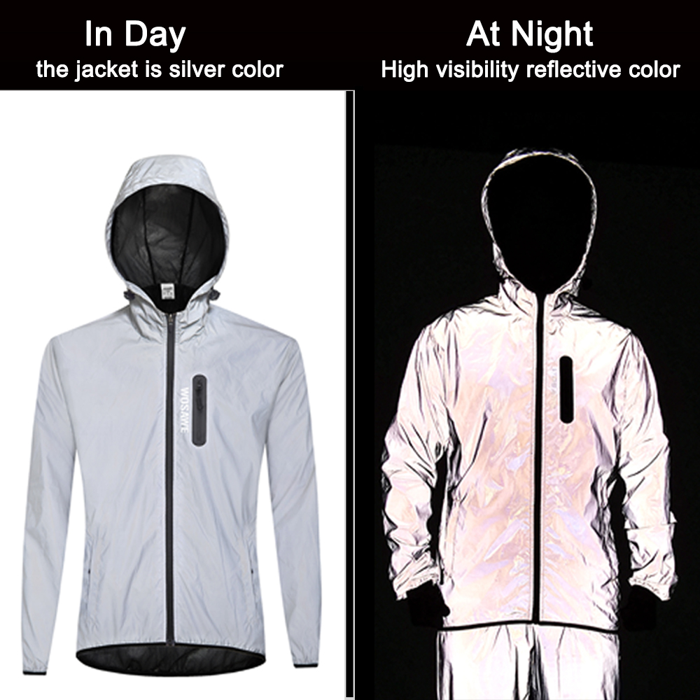 WOSAWE Herren Vollreflektieren – Mountain Biking Rain Jacket Bewertung und Preis