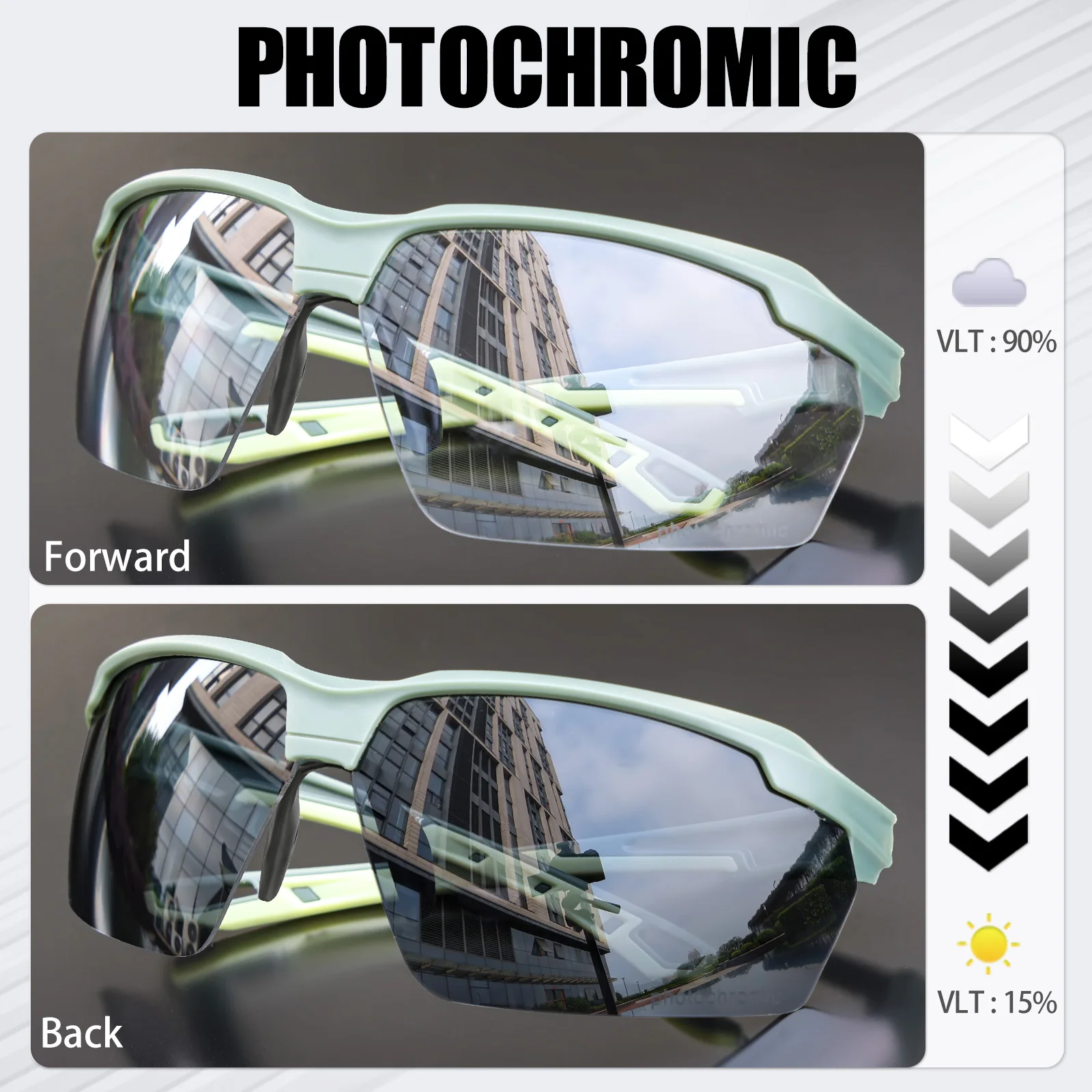 SCVCN Photochrome Radfahren So – Mountain Biking Glasses Bewertung und Preis