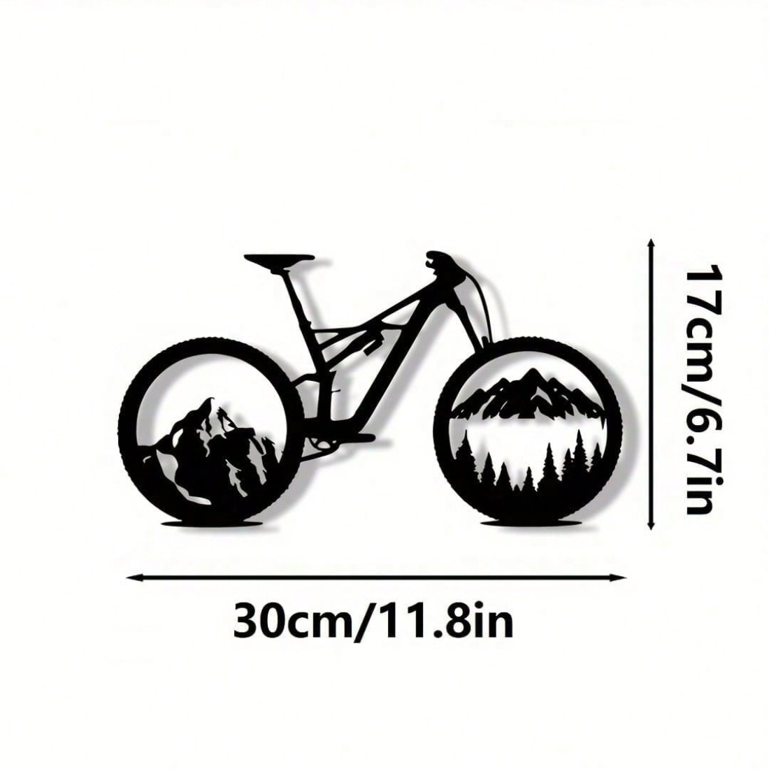 Schwarzes Metall-Mountainbike- – Mountain Biking Gifts Bewertung und Preis